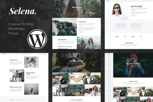 Selena. - Portfolio WordPress Theme 1.0.3