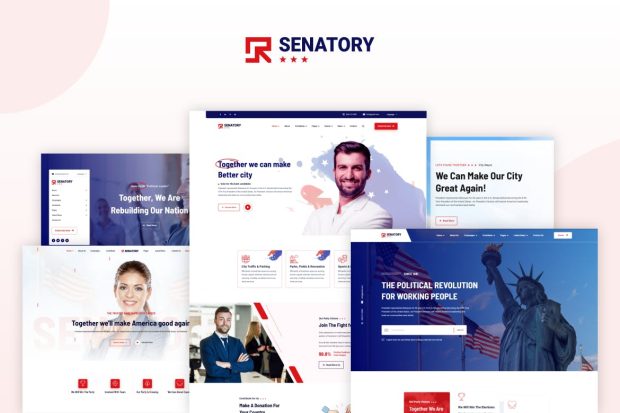 Senatory - Political Election Party HTML Template