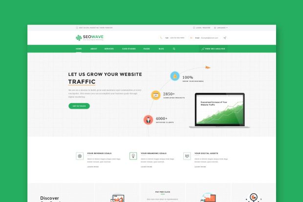 Seo Wave - HTML Template for SEO