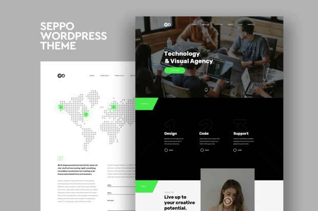 Seppo - Corporate One Page WordPress Theme 1.4