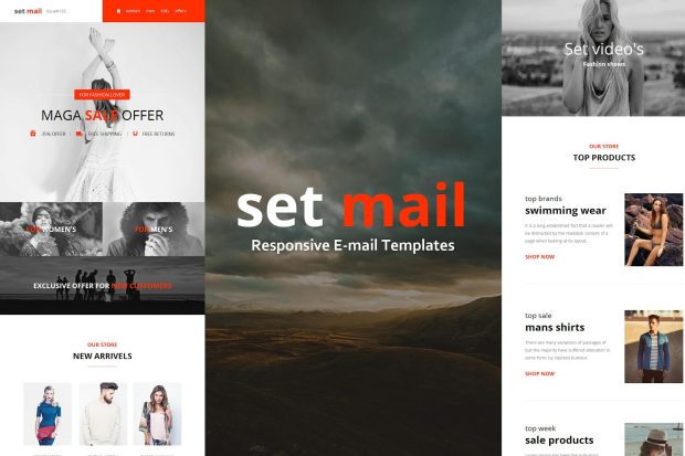 Set Mail - Responsive E-mail Template