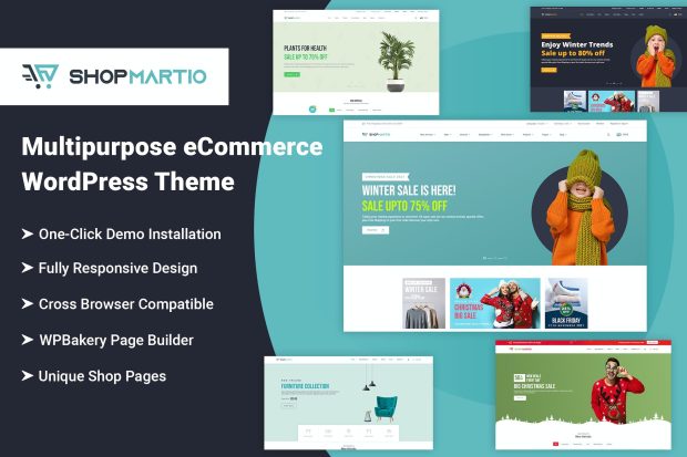 Shopmartio – Multipurpose eCommerce WordPress Them 1.0.5