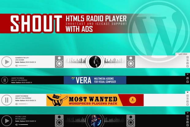 SHOUT - HTML5 Radio Player With Ads - WP Plugin 3.5.3