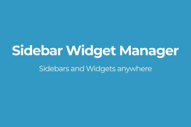 Sidebar Widget Manager 4.7