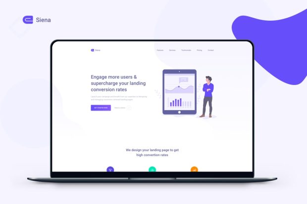 Siena - Marketing Landing Page Template