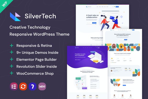 Silvertech - Creative WordPress Theme 1.13