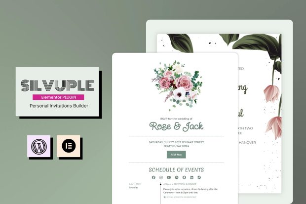 Silvuple - Elementor Online Invitation Maker 1.0.1
