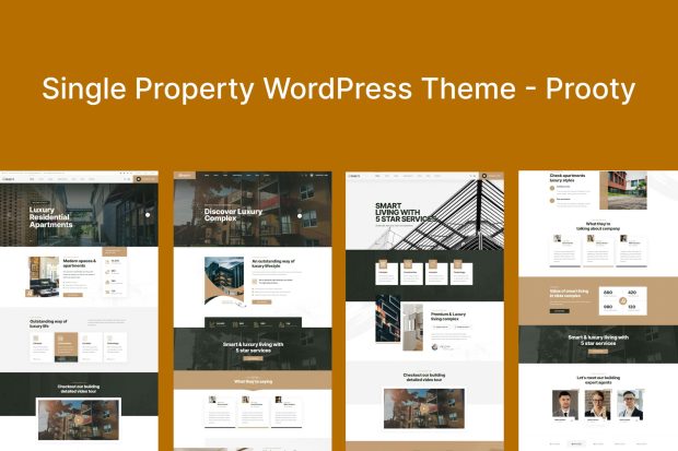 Single Property WordPress Theme - Prooty 1.0.1