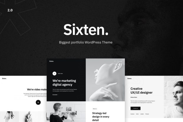 Sixten - Minimalist Portfolio WordPress Theme 2.0.5