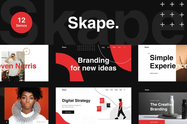 Skape - Creative & Modern Agency WordPress Theme 1.0.0