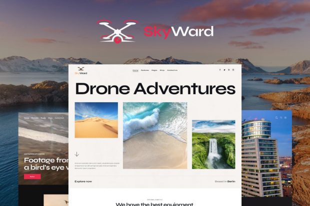 Skyward - Drone Aerial Videography WordPress Theme 1.3.0