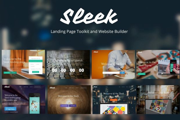 Sleek with Mobirise Bootstrap Page Builder