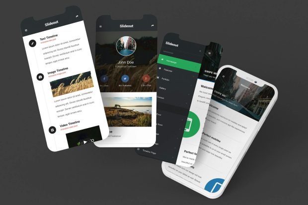 Slideout | Mobile Website Template