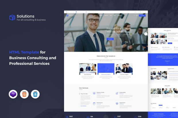 Solutions - Business Consulting HTML Template