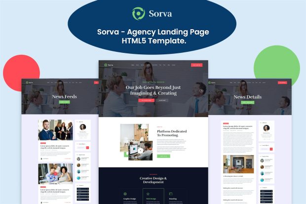 Sorva - Agency Landing Page HTML5 Template