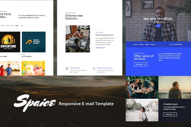 Spaice  Mail - Responsive E-mail Template