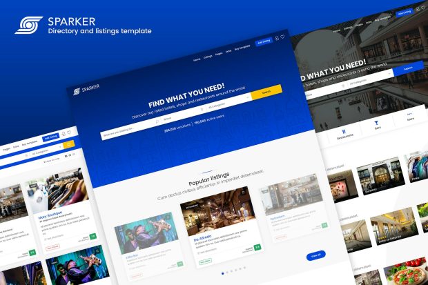 Sparker - Directory and Listings Template