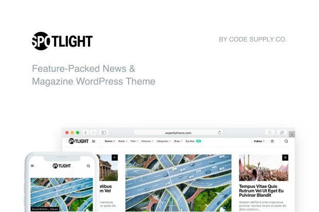 Spotlight - Fast News & Magazine WordPress Theme 1.7.3