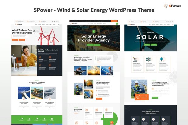 SPower - Wind & Solar Energy WordPress Theme 1.0