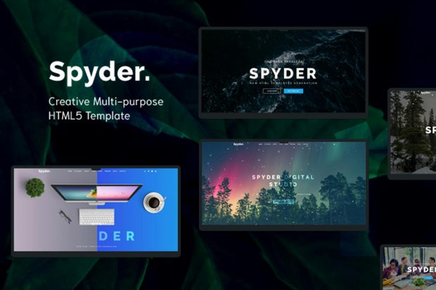 Spyder - One Page Multipurpose HTML Template