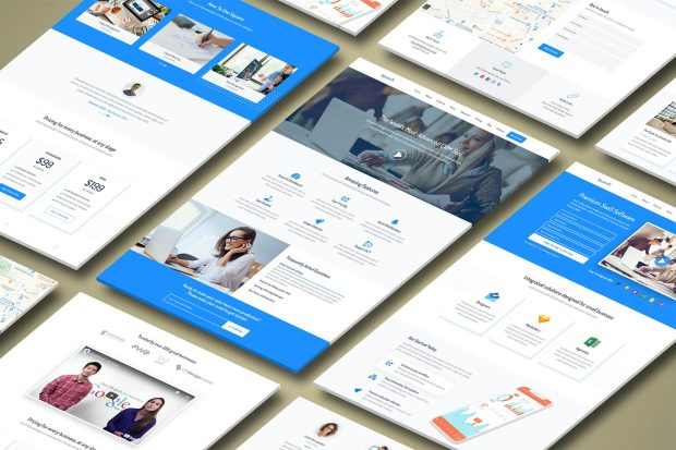 Square - Premium High Converting SaaS Landing Page