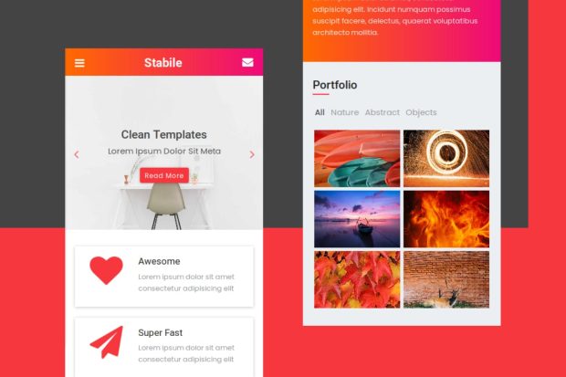 Stabile - HTML Mobile Template