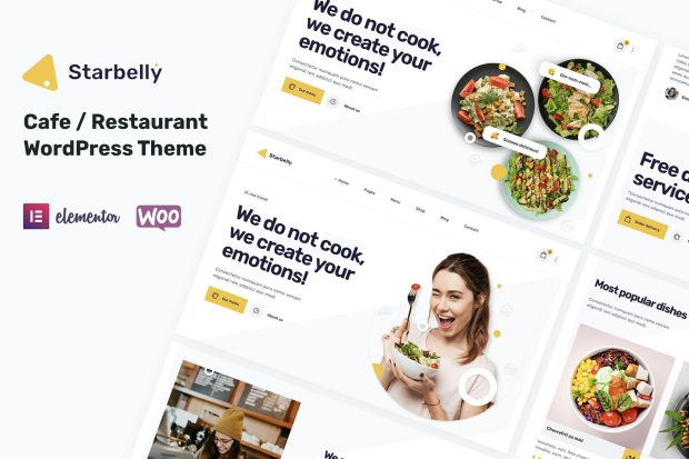 Starbelly - Restaurant Elementor WordPress Theme 1.3.4