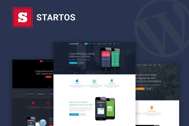 Startos - Modern App Landing Page WordPress Theme 1.5.0