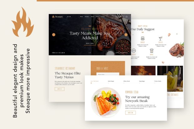 Steaque | Restaurant and Cocktail Bar Theme 1.1.0