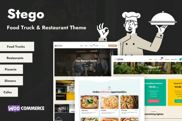 Stego - Food Truck & Restaurant Theme 1.1.0