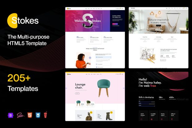 Stokes - Responsive Multi-purpose HTML5 Template