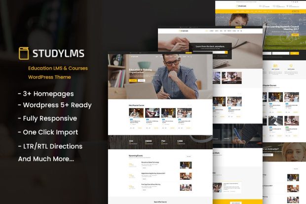 Studylms - Education LMS & Courses WordPress Theme 1.29