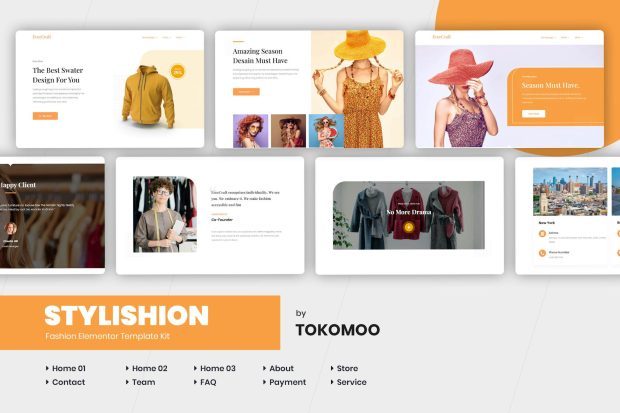 Stylishion | Fashion Store Elementor Template Kit