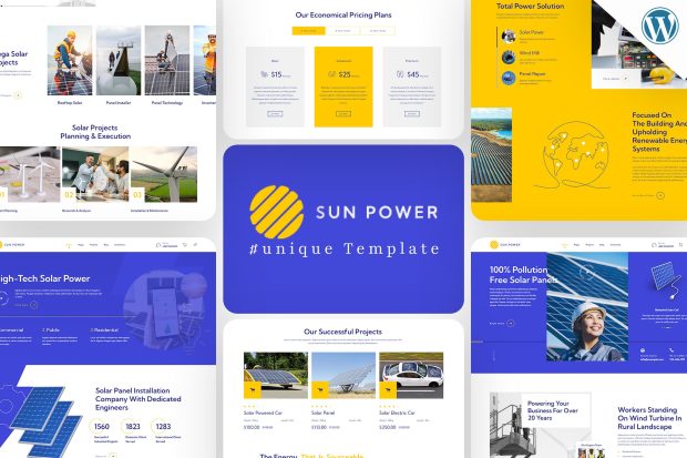 SunPower - Solar Renewable Energy Theme 1.0.4