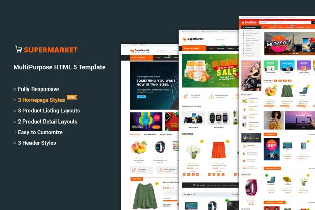 Supermarket - MultiPurpose HTML 5 Template