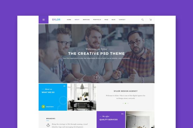 Sylor - Agency/Portfolio HTML Template