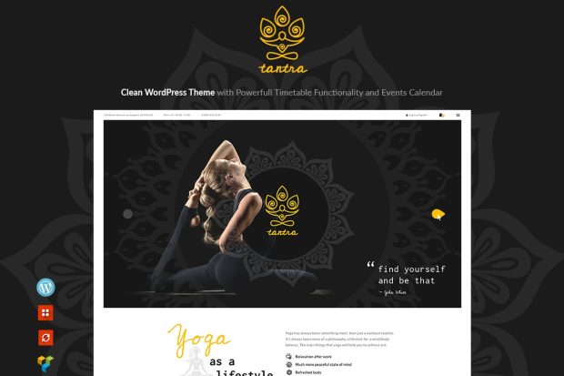 Tantra - A Yoga Studio and Fitness Club WP Theme 1.0.8