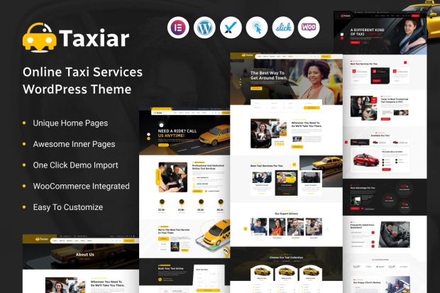 Taxiar - Online Taxi Service Wordpress Theme 1.0