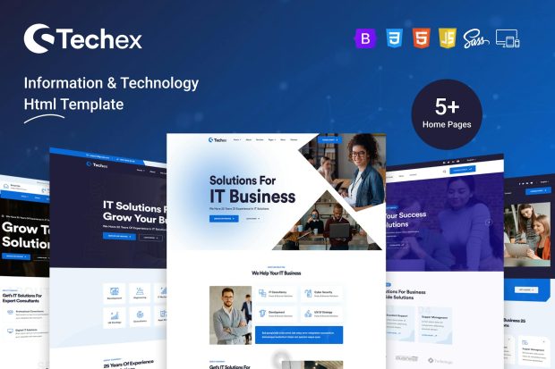 Techex - Information & Technology HTML Template