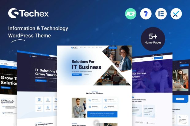 Techex - IT Solutions & Technology WordPress Theme 1.0.8