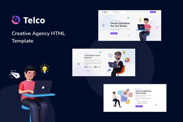 Telco - Creative Agency HTML Template