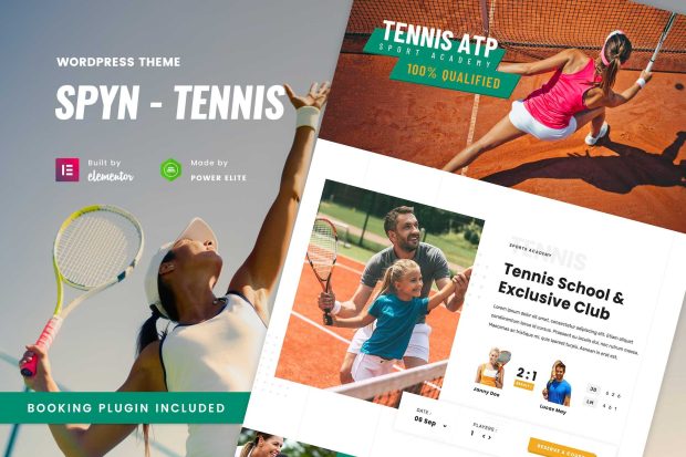 Tennis Club WordPress Theme 1.3