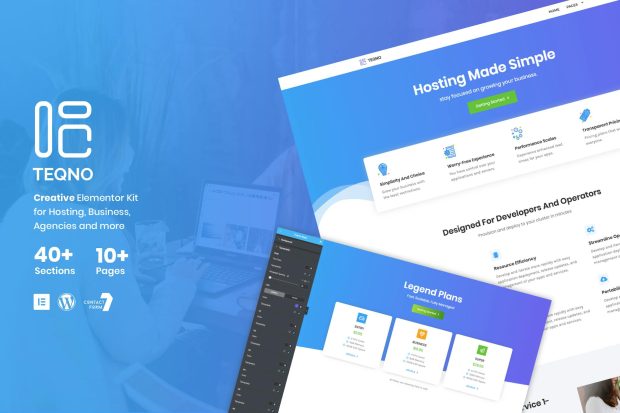 Teqno - Tech Agency Elementor Template Kit