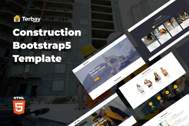 Terbay - Construction Bootstrap5 Template