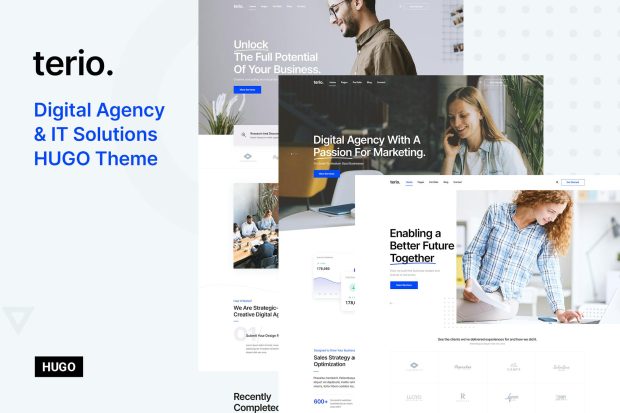 Terio - Digital Agency & Portfolio Hugo Theme