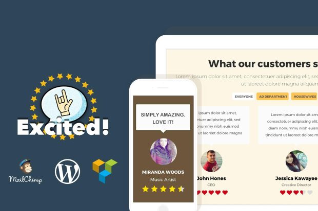 Testimonials Showcase for WordPress — Excited! 1.3.2