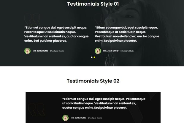 Testimonials widget For Elementor 1.0.1