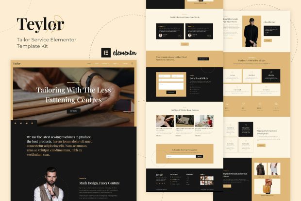 Teylor - Tailor Service Elementor Template Kit