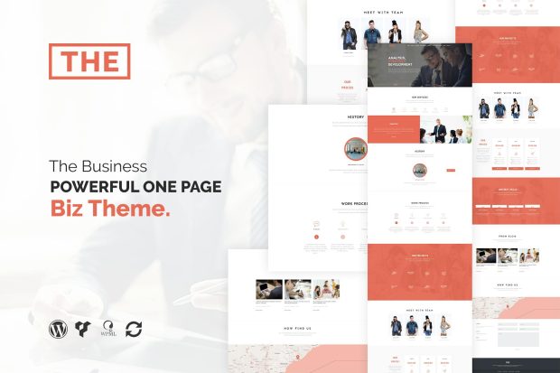 The Business - Powerful One Page Biz WP Theme 1.6.1