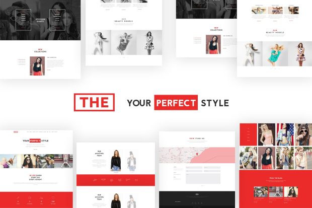 The Fashion Model Agency One Page Beauty WP Theme 1.4.4